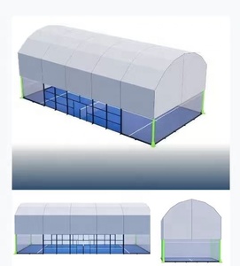 Pista de Pádel Panorámica con Techo Semiabierto y Cubierta para Uso en Exteriores - Product Image 1