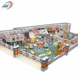 Équipement de terrain de jeux intérieur pour enfants, jeux d'amusement pour enfants, piscines à balles souples, trampoline, toboggan, jeux d'amusement, château malicieux - Product Image 1