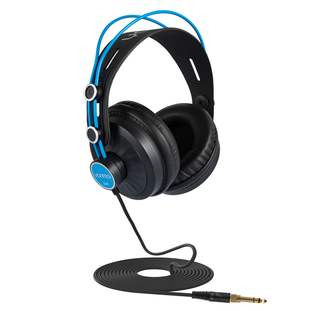 Professional Monitor Headphones Over-ear Headphones for DJ Studio Recording Gaming Streaming