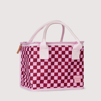 Sac isotherme portable en toile personnalisé pour l'été, design OEM, mini, mignon, pour le camping, la plage, le déjeuner, pour femmes et écolières