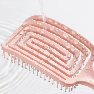 Spazzola per capelli con spazzola per capelli in plastica morbida e curva - Product Image 2