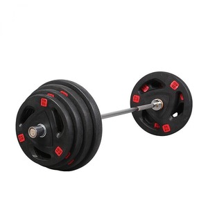 Disques de <span class=keywords><strong>musculation</strong></span> à trois poignées en <span class=keywords><strong>fonte</strong></span> noire 2,5-25 kg, disques de barre à trois poignées avec 3 poignées, plaques recouvertes de caoutchouc - Product Image 5