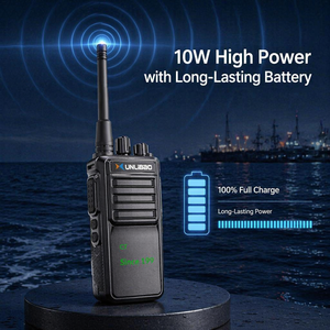 วิทยุสื่อสารทางทะเล XUNLIBAO IP68 กันน้ำ <span class=keywords><strong>ราคา</strong></span>โรงงาน 10W Vhf Uhf คู่ย่านความถี่ F1880 วอล์คกี้ทอล์คกี้ สำหรับการใช้งานทางทะเล - Product Image 2