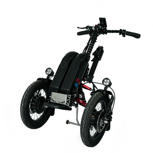 Doppel antrieb Rollstuhl Anhänger Nabe Motor Elektrisches Handrad Großhandel Handbike Elektrische Dreiräder Power Rollstuhl sale-BZ-WZQQ8 - Product Image 3