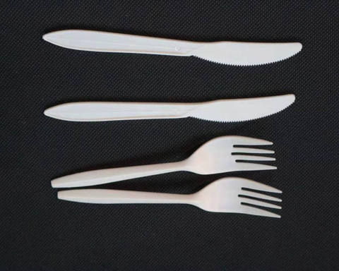 Culery Corn Starch Cutlery Set Compatible Biodegradable Knife