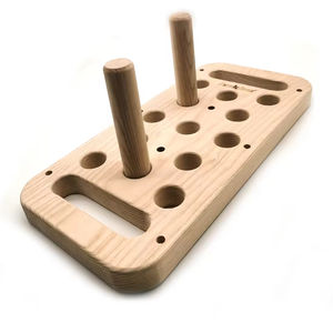 Panneau perforé de roche en bois d'intérieur personnalisé pour l'entraînement de forme physique Planche d'escalade murale pour enfants Jouet de parc sportif pour garçons - Product Image 3