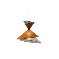 Luminaire suspendu en rotin tressé fait main vintage pour salle à manger, petite taille
