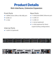 Serveur Dell PowerEdge R6625 1U, serveur 2 voies pour le traitement de données haute vitesse et l'infrastructure de réseau d'entreprise