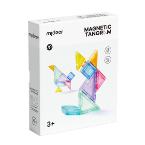 Bloques de construcción magnéticos Mideer Tangram 3D para niños, juguete educativo para estimular el cerebro, a partir de 3 años. - Product Image 1