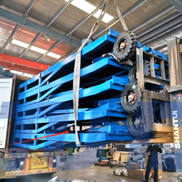 Plateforme de levage pliable, rampes de chargement pour conteneurs maritimes, rampes de quai mobiles