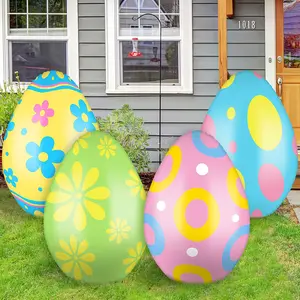 定制复活节充气鸡蛋户外庭院花园草坪装饰彩色鸡蛋