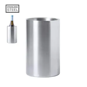 Porte-bouteille isotherme en acier, merchandising personnalisé - Product Image 3