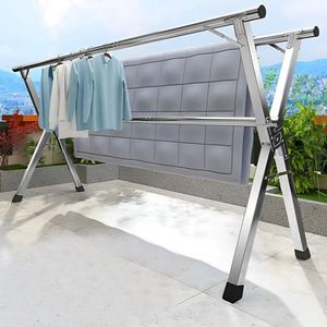 Tendedero de Ropa Db, 2.4m, Plegable, Portátil, de Aleación de Aluminio, Forma de X, para Exteriores, Diseño Minimalista - Product Image 5