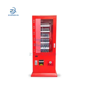 Mini Customized Vertical Self Service Snacks Drink Gift Cosmetics Small Red Vending Machine
