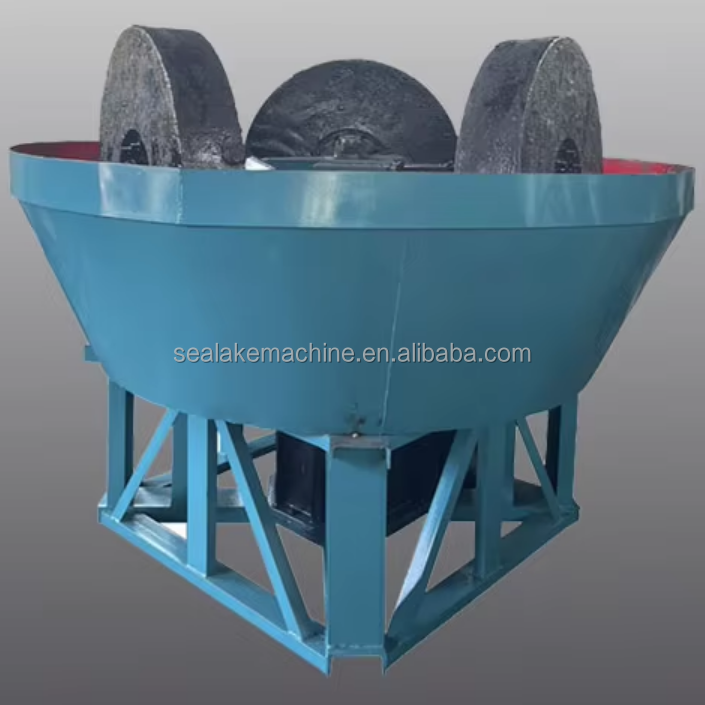 Affordable Price Wet Pan Mill for Iron Ore Mining with Automatic Control
