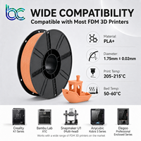 Filamen Becreative Premium Color PLA Plus Diameter 1.75mm 1kg/gulung Ketahanan Tinggi Pencetakan Halus 205-215 untuk Printer 3D