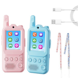 Walkie Talkie con Video Recargable, Batería de Litio de 650 mAh, <span class=keywords><strong>Diseño</strong></span> con Correa Antipérdida, Intercomunicador con Video, Captura de Fotos, Regalo para Niños - Product Image 2