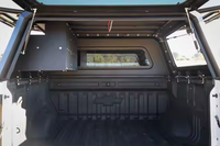 Auvents tout-terrain 4x4 pour F150 5.5 FT Maverick, auvent rigide en aluminium et acier, imperméable, avec fenêtres coulissantes
