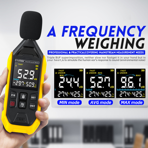 Fnirsi FDM01 Sonomètre numérique portable 30~130 dB Instrument de mesure audio Instrument de mesure du bruit Sonomètre - Product Image 4