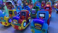 Игровой автомат-аттракцион для детей: мини-поезд, самолет, скутер, машинка-каталка, работающий на монетах, для развлекательных центров (FEC)