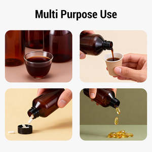 Conteneur à pilules en plastique brun durable de 150 ml, résistant à l'humidité, pour usage pharmaceutique, commande en gros OEM - Product Image 6