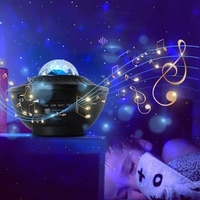 Projecteur d'Étoiles pour Bébé à Marque Privée avec Musique, Lumières Féeriques USB, Lampe Projecteur d'Étoiles Rotative, Veilleuses LED