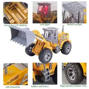 Nueva llegada <span class=keywords><strong>1</strong></span>:30 6 funciones control remoto camión de plástico RC auto-show vehículo de ingeniería de excavación de brazo alto - Product Image 2