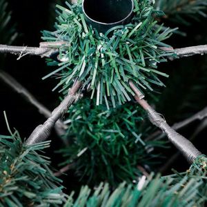 High Quality Eco-Friendly <b>Artificial</b> PVC Mixed Long Leaves Decorated Pinecones Christmas <b>Tree</b> Indoor - Product Image 5