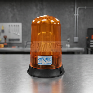 LAMPALLARM PB1 80021 ไซเรนสัญญาณไฟกระพริบอุตสาหกรรม สีส้ม 110V AC สำหรับใช้กับประตูบ้านใหม่ 12V ผลิตในอิตาลี - Product Image 2