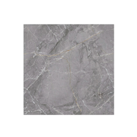 Carreaux de porcelaine modernes 600x600 gris foncé effet marbre, pleine masse, antidérapants pour hall d'hôtel, revêtement de sol commercial, salle de bain, villa - Firebrick