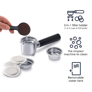 Máquina de Espresso Semiautomática OEM con Portafiltro de 51 mm, 20 Bares, Acero Inoxidable, Portátil para Uso en Hoteles - Product Image 6