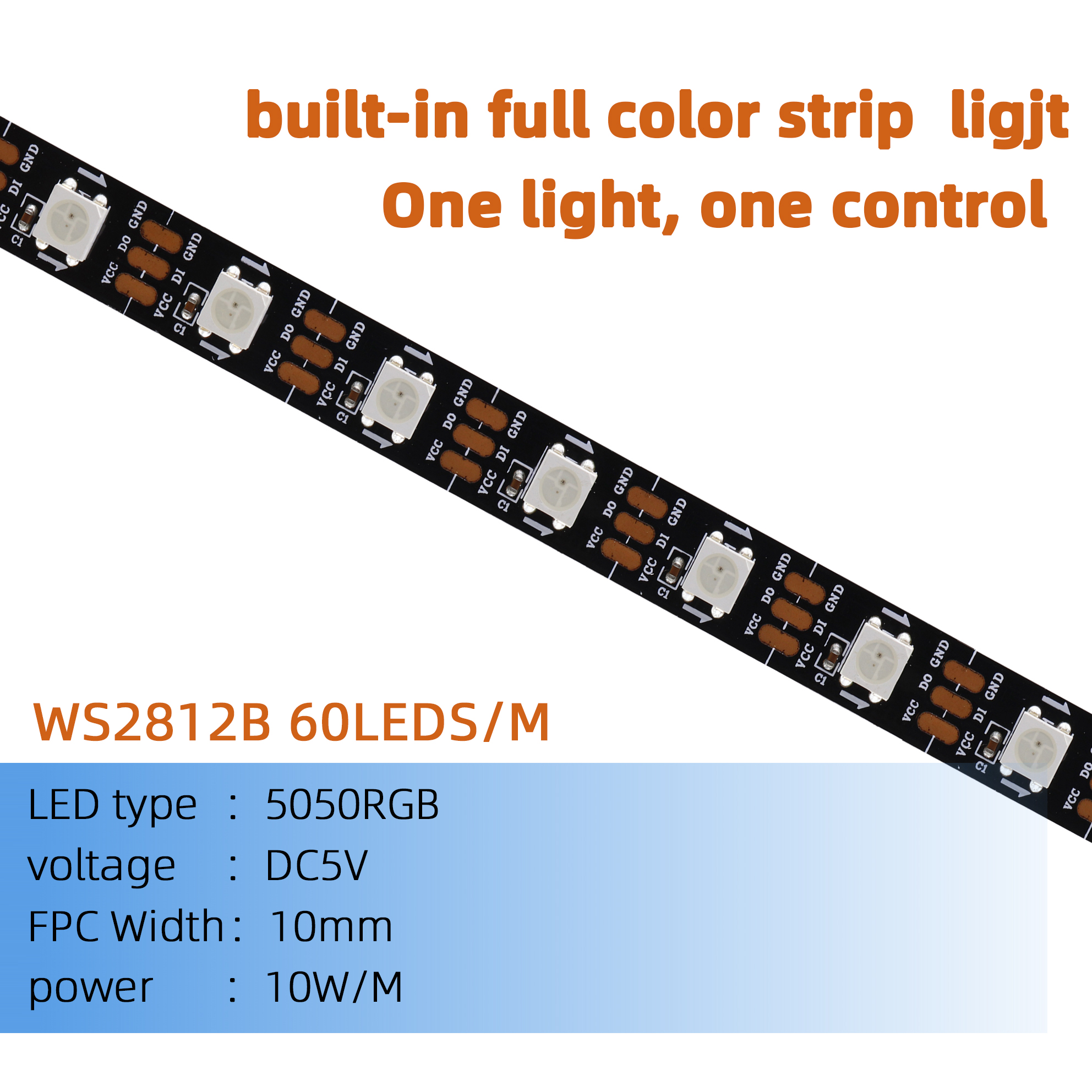 WS2812 RGB 60LEDs/metro