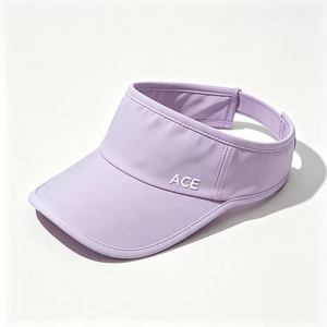 หมวกกันแดดสำหรับผู้หญิง โพลีเอสเตอร์ 100% น้ำหนักเบา แห้งเร็ว ปีกโค้ง ด้านบนเปิด สายปรับได้ เหมาะสำหรับวิ่งกลางแจ้งและกอล์ฟ - Product Image 5