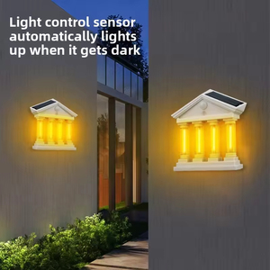 Cross-border Solar Human Body Induction <b>Wall</b> Lamp European-style Small House Tungsten Filament <b>Lighting</b> Lamp Courtyard Outdoor - Product Image 4