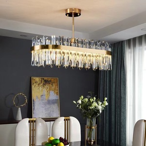 Lampadario di Cristallo Moderno Minimalista in Stile Francese di Lusso per Soggiorno, <span class=keywords><strong>Sala</strong></span>, <span class=keywords><strong>Sala</strong></span> <span class=keywords><strong>da</strong></span> Pranzo e Villa - Product Image 4