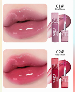 MLM customizabel OEM ODM Jelly Lip <b>Gloss</b> Crystal <b>Clear</b> Mirror Effect Smooth Glossy Finish Hydrating & Long-Lasting Lip Lacquer - Product Image 4