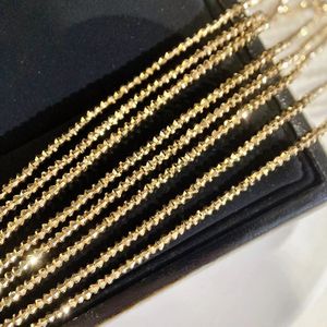 Xinfly Manufacture Wholesale Brand Jewelry 18k Yellow Gold Wrist Chain Luxury Dainty Laser Bead Bracelet for <b>Men</b> - Product Image 4