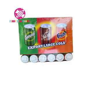 Dulces lal tatlılar Bubble <span class=keywords><strong>Gum</strong></span> şeker karışık meyveli lezzet kola Soda şişe şekli renkli Mini kare sakız - Product Image 6