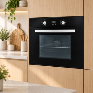 <span class=keywords><strong>Horno</strong></span> <span class=keywords><strong>Eléctrico</strong></span> Empotrable de 150L, 60cm, con Convección, 2300W, Control Mecánico, 50-250°C, Puerta de Triple Vidrio, OEM, CE, para Hogar y Hotel - Product Image 1
