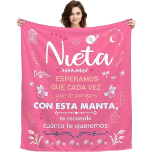 Couverture en flanelle motif chat de dessin animé mignon, couverture de sieste douillette et super douce pour l'hiver, impression personnalisée, vente en gros - Product Image 4