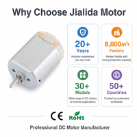 Motor de CC con escobillas JLD 280 de 12V, mini motor de CC para control central de coche, ventilador USB inteligente, motor de bloqueo de barco