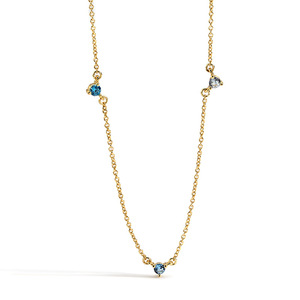 Hot Sale Unisex Classic Geometric Pattern Brass Zircon 14K Gold Plated Cuban Chain 18inches <b>Charm</b> Necklace for Anniversary - Product Image 5