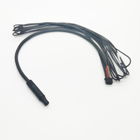 Maßgefertigtes Schlankes 8-Pin Mini-Din-Buchsenkabel mit 6-adrigem Offenem Kabelende für B M W 4 5 6 7 8 Pin Stecker-Buchse Offenes Kabelende