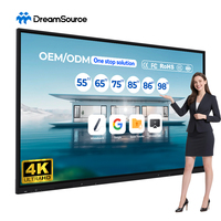 Pizarra Electrónica Interactiva Digital Inteligente Inalámbrica con Pantalla Táctil de 40/20 Puntos 4K, Sistema Operativo Android/Windows, Gran Venta