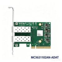 Carte réseau Connect X-6 MCX631102AN-ADAT double port 25GbE SFP28 PCIe Gen4 x8 RDMA RoCE AI HPC Ethernet NIC