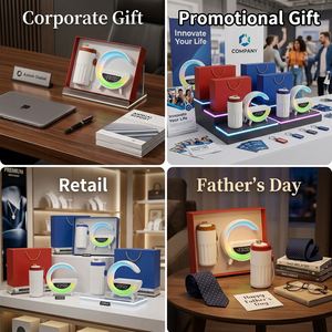 Custom Logo Corporate Gift Set Smart <b>LED</b> Thermos Cup with Sunrise Wake up Light Speaker Promotional Gift for VIP Clients - Product Image 2