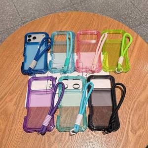 เคสโทรศัพท์แบบแม่เหล็ก ชาร์จได้ แข็งแรง ทนทาน สำหรับ <span class=keywords><strong>iPhone</strong></span> 15 Plus 16 17 Pro พร้อมวงแหวนแม่เหล็กและสายคล้องข้อมือ - Product Image 2