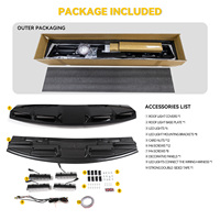 Feux de toit ABS noirs brillants déployables à 4 LED, faciles à installer, pour le nouveau Defender 90 110 130 2020-2025