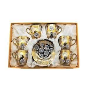 Popular <strong>Arabic</strong> Ceramic Turkish <strong>Tea</strong> <strong>Set</strong>, Gold Plated <strong>Tea</strong> <strong>Set</strong> - Product Image 1