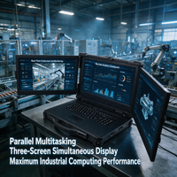 Nouvel ordinateur portable industriel robuste 17,3 pouces, ordinateur portable Intel RTX 5060 8 Go, IP65, large plage de température, certifié CE FCC